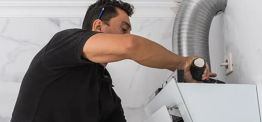 Precision In-wall Dryer Vent Cleaning & Rerouting Corrections in Palmdale, CA